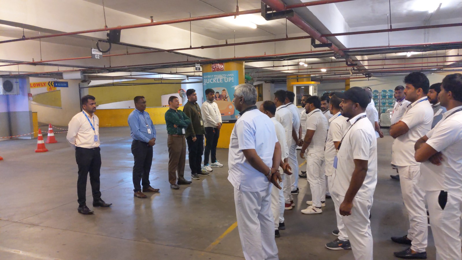 Amazon India Shared Cab driver safety briefing, Hyderabad